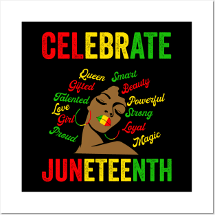 CELEBRATE JUNETEENTH Posters and Art